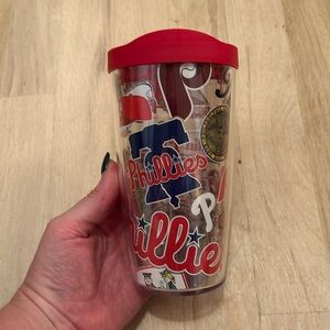 NEW Tervis MLB Philadelphia Phillies All Over Insulated Tumbler w/ Lid 16 oz